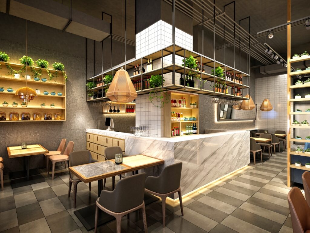 雰囲気の良い飲食店